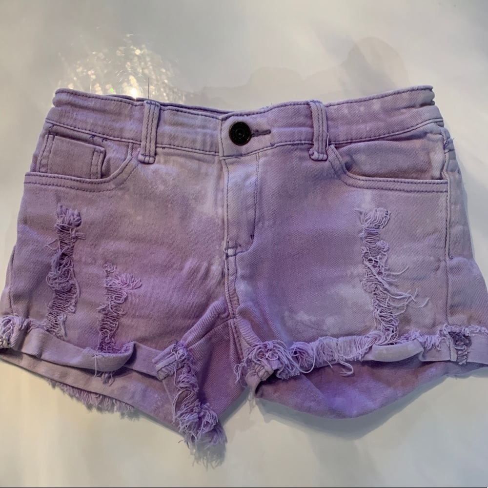 Butter distressed Jean shorts